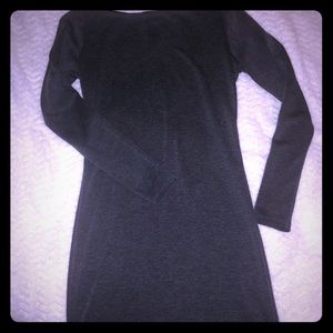 Fitted grey mini dress!